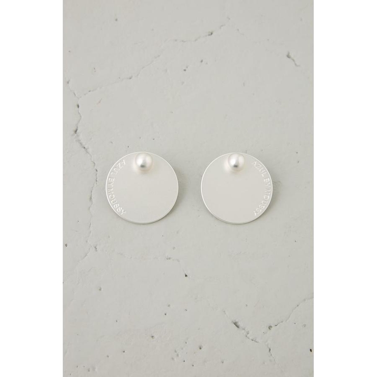 サークルプレートロゴピアス | AZUL BY MOUSSY | 詳細画像9 