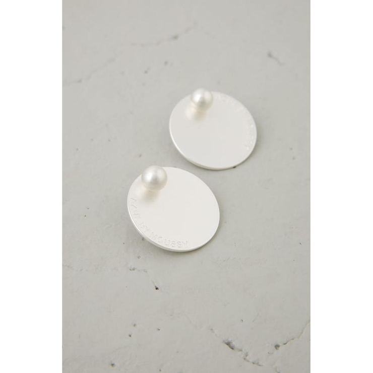 サークルプレートロゴピアス | AZUL BY MOUSSY | 詳細画像10 