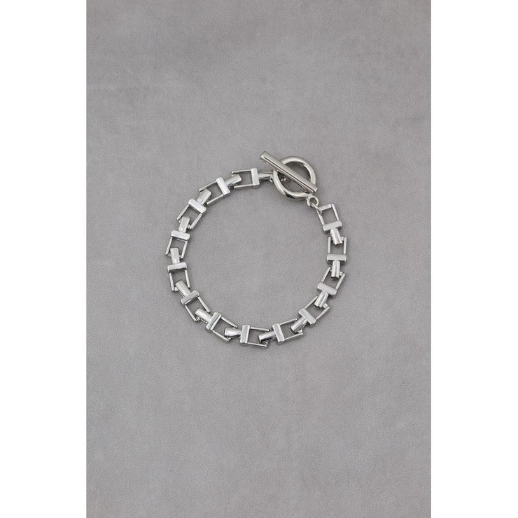 スクエアブロックチェーンブレスレット | AZUL BY MOUSSY | 詳細画像6 