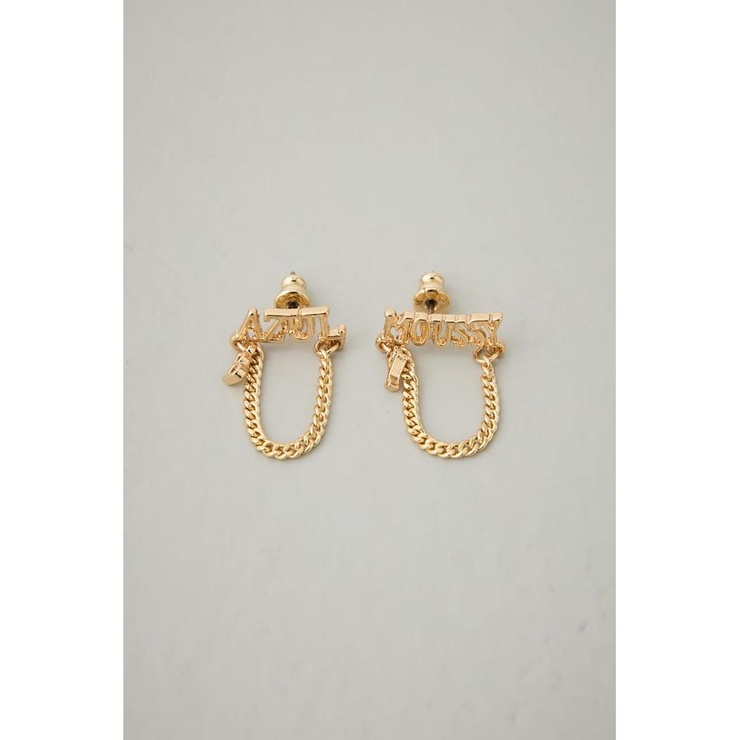 ロゴチェーンピアス | AZUL BY MOUSSY | 詳細画像3 