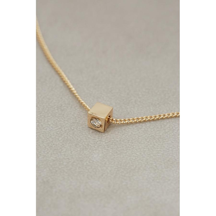 AZモチーフキューブネックレス | AZUL BY MOUSSY | 詳細画像2 