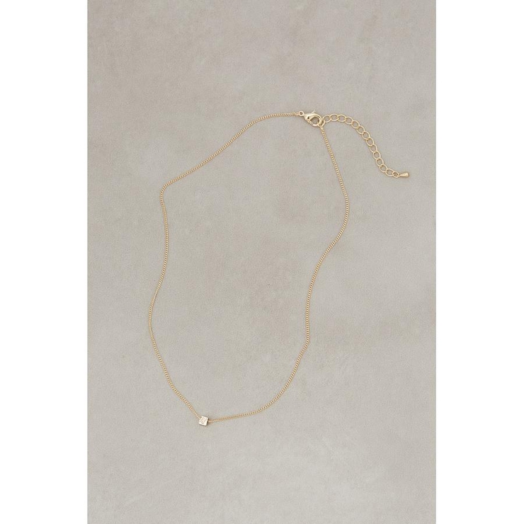 L/GLD1 | AZモチーフキューブネックレス | AZUL BY MOUSSY