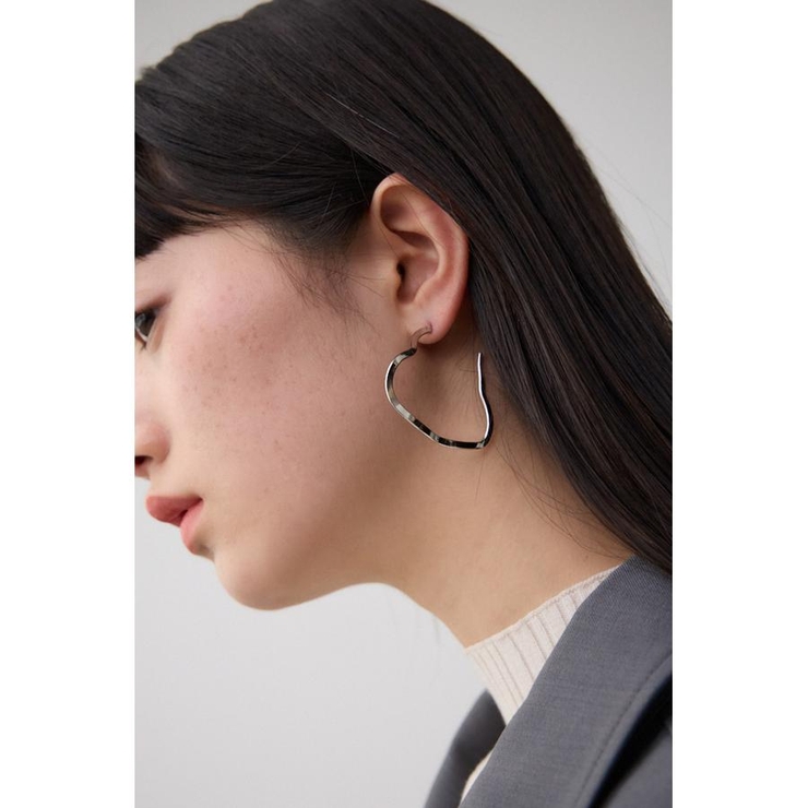 ニュアンスシェイプビッグフープピアス | AZUL BY MOUSSY | 詳細画像6 