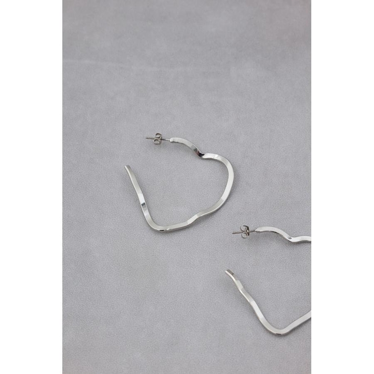 ニュアンスシェイプビッグフープピアス | AZUL BY MOUSSY | 詳細画像9 