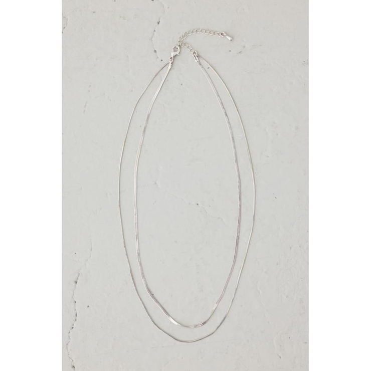 SLV | スネークチェーン2連ネックレス | AZUL BY MOUSSY