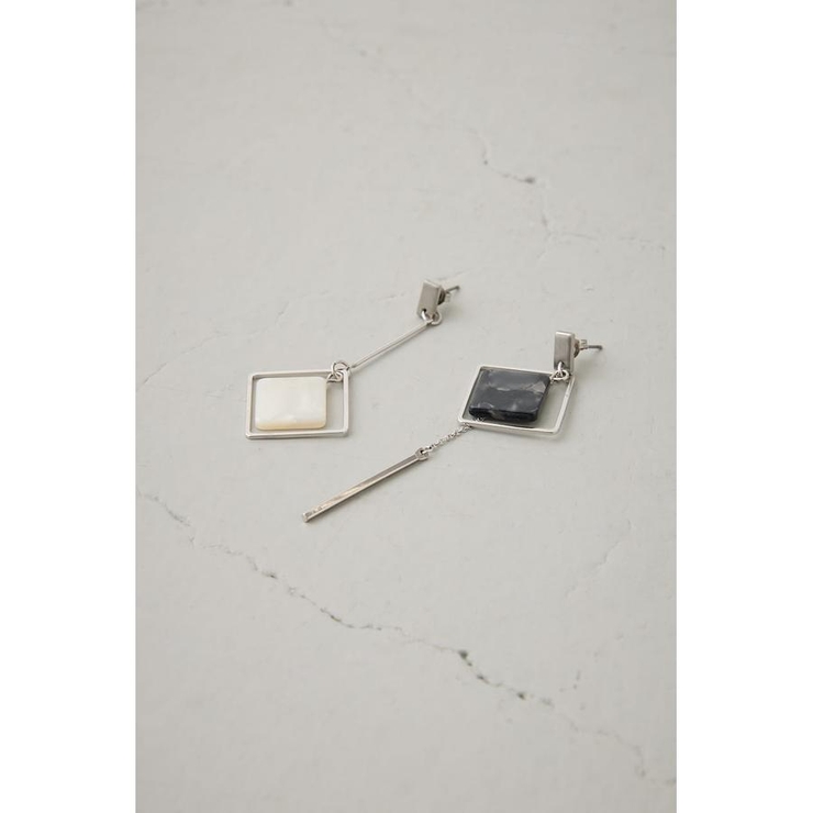 アクリル×メタルアシンメトリーピアス | AZUL BY MOUSSY | 詳細画像4 