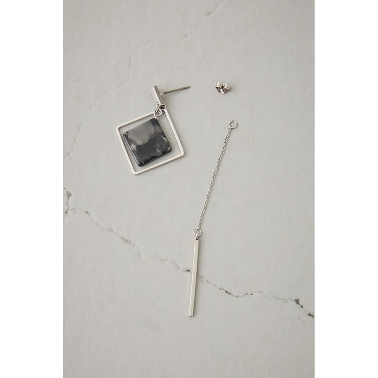 アクリル×メタルアシンメトリーピアス | AZUL BY MOUSSY | 詳細画像7 