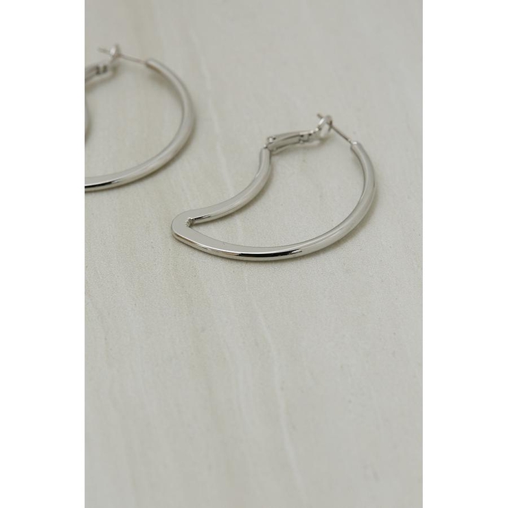 CRESCENT MOON HOOP EARRINGS | AZUL BY MOUSSY | 詳細画像6 