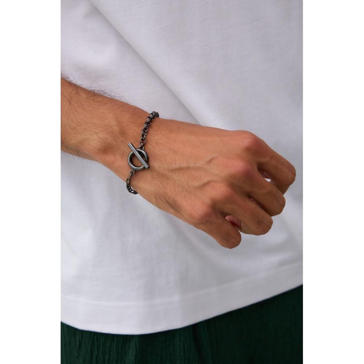 BLK | ミックスチェーンブレスレット | AZUL BY MOUSSY