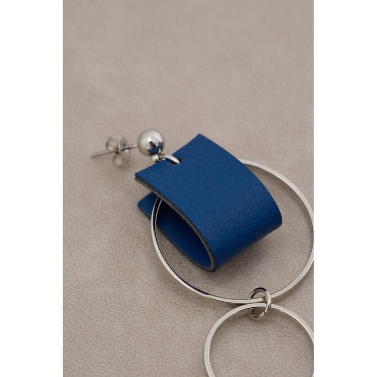 バイカラーフェイクレザーピアス | AZUL BY MOUSSY | 詳細画像10 