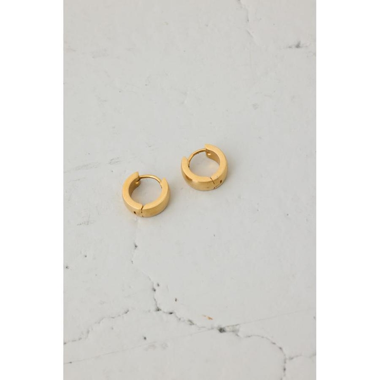 ステンレスメタルプチフープピアス | AZUL BY MOUSSY | 詳細画像2 