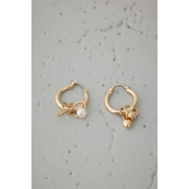 マルチモチーフミニフープピアス | AZUL BY MOUSSY | 詳細画像3 