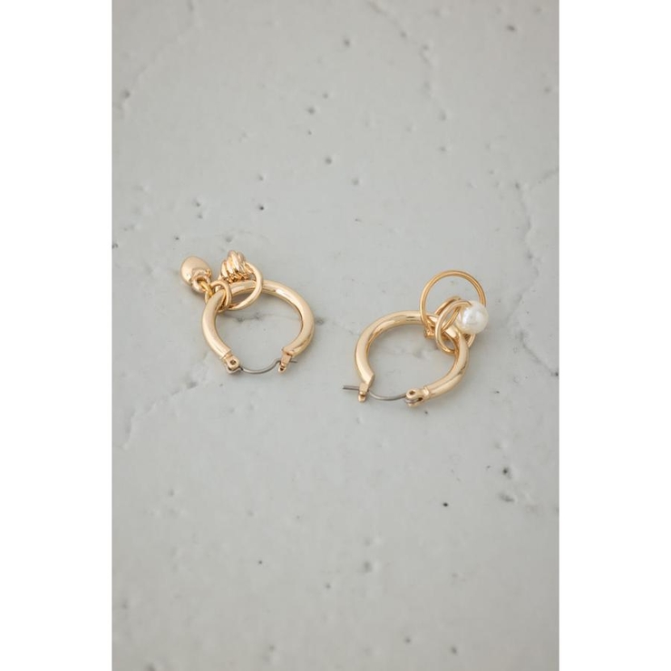 マルチモチーフミニフープピアス | AZUL BY MOUSSY | 詳細画像5 