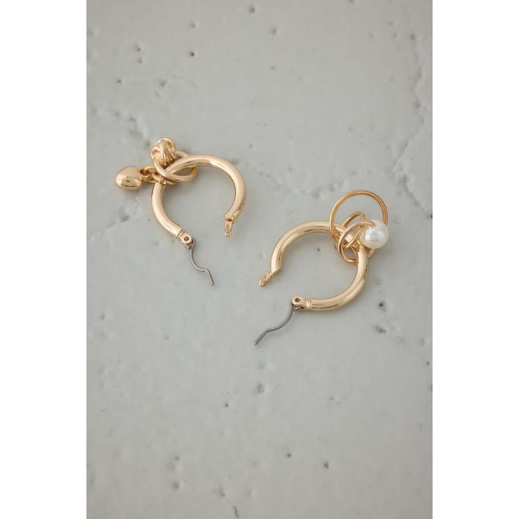 マルチモチーフミニフープピアス | AZUL BY MOUSSY | 詳細画像6 