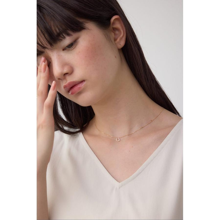 ラインストーンホースシューモチーフネックレス | AZUL BY MOUSSY | 詳細画像1 