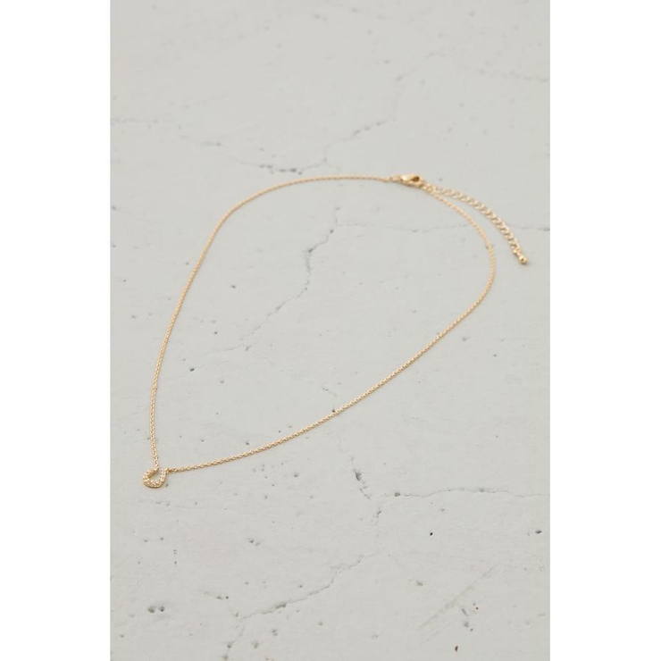 ラインストーンホースシューモチーフネックレス | AZUL BY MOUSSY | 詳細画像3 