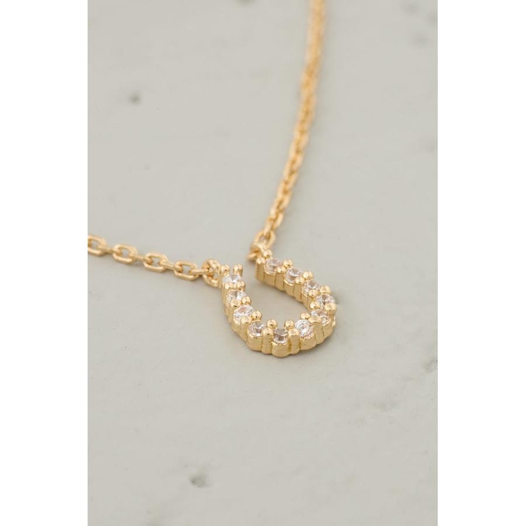 ラインストーンホースシューモチーフネックレス | AZUL BY MOUSSY | 詳細画像5 