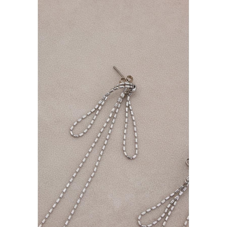 リボンモチーフスウィングピアス | AZUL BY MOUSSY | 詳細画像9 