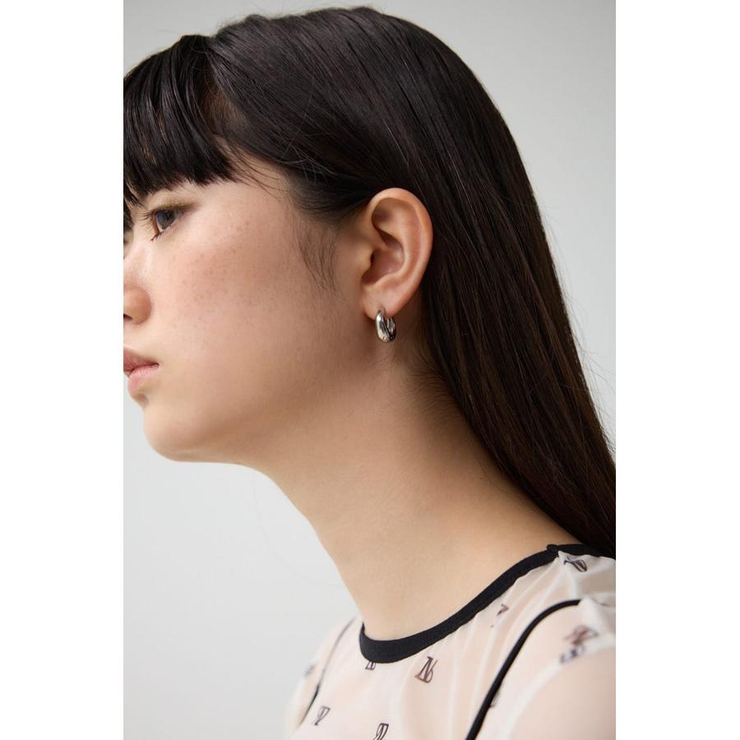 ステンレスプチフープピアス | AZUL BY MOUSSY | 詳細画像6 