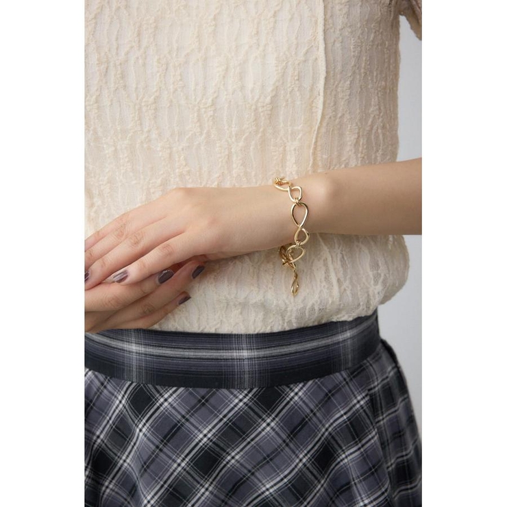 L/GLD1 | インフィニティチェーンブレスレット | AZUL BY MOUSSY