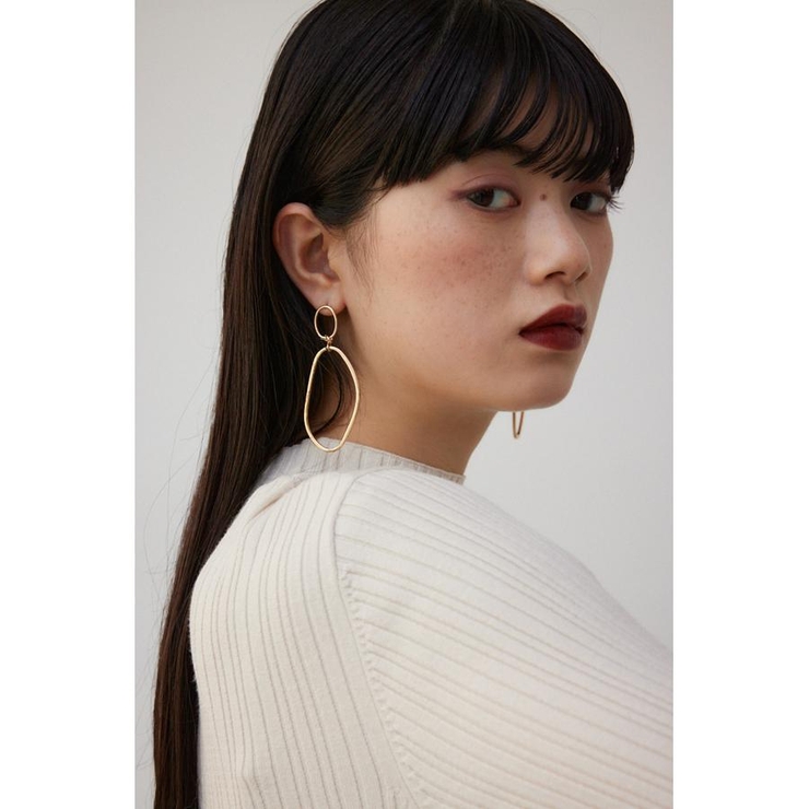 ダブルリングビッグピアス | AZUL BY MOUSSY | 詳細画像1 