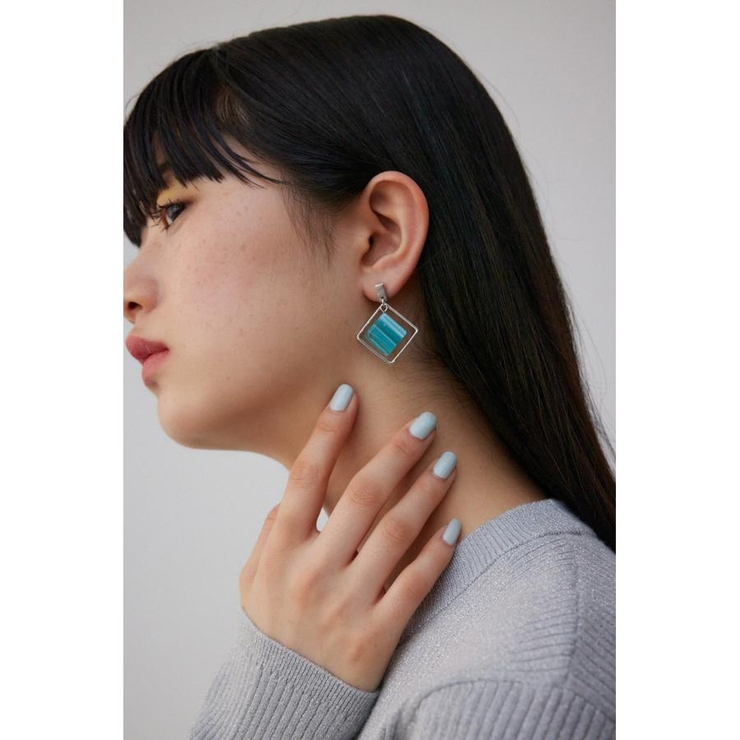 アクリル×メタルアシンメトリーピアス | AZUL BY MOUSSY | 詳細画像15 