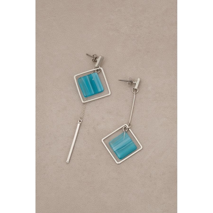 アクリル×メタルアシンメトリーピアス | AZUL BY MOUSSY | 詳細画像16 