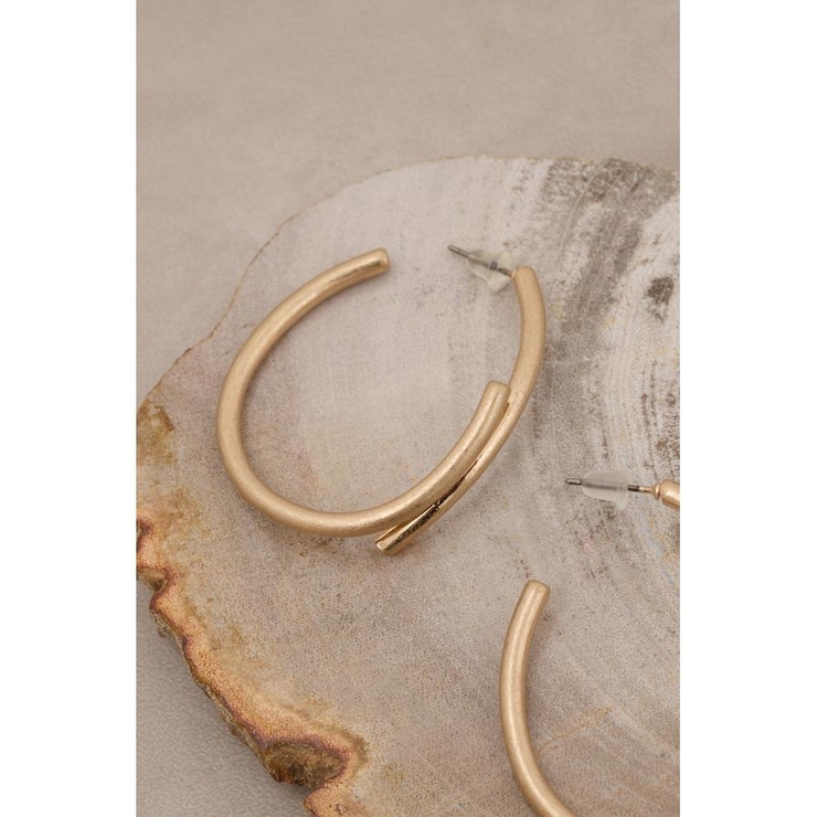 ダルメタルニュアンスビッグフープピアス | AZUL BY MOUSSY | 詳細画像5 