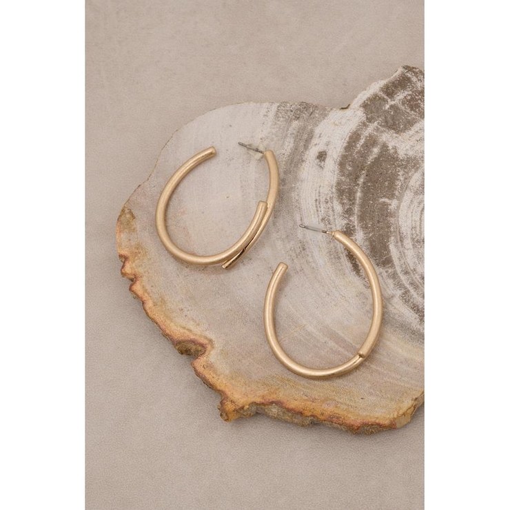 ダルメタルニュアンスビッグフープピアス | AZUL BY MOUSSY | 詳細画像3 