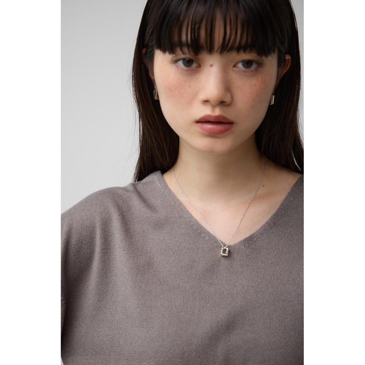 スクエアメタルオーバーラップネックレス | AZUL BY MOUSSY | 詳細画像6 