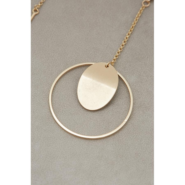 アシンメトリーサークルピアス | AZUL BY MOUSSY | 詳細画像1 