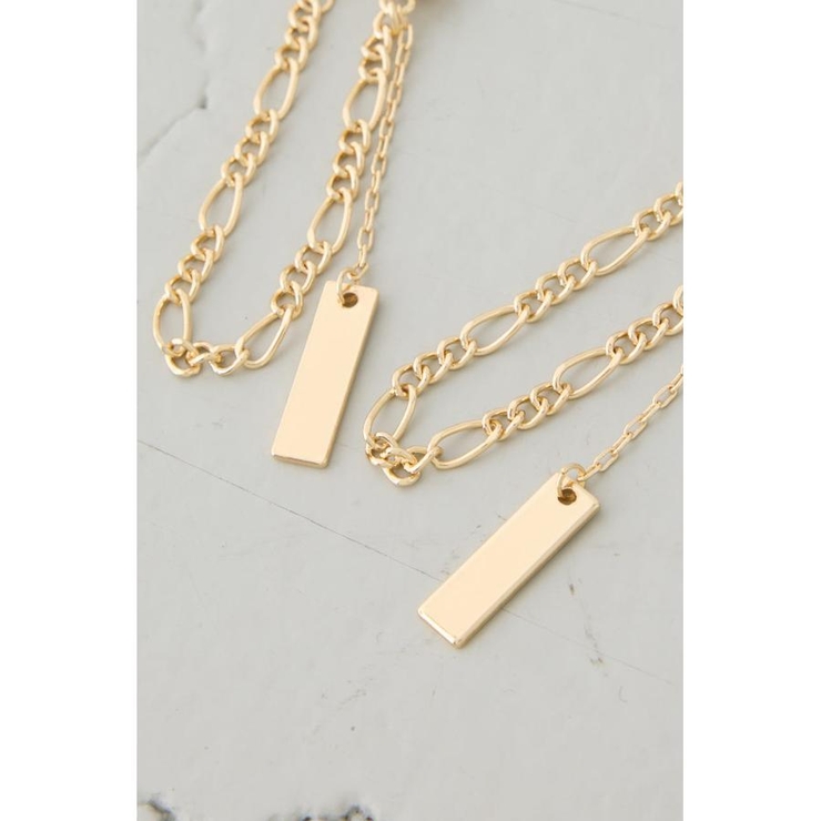 ミックスチェーンスウィングピアス | AZUL BY MOUSSY | 詳細画像4 