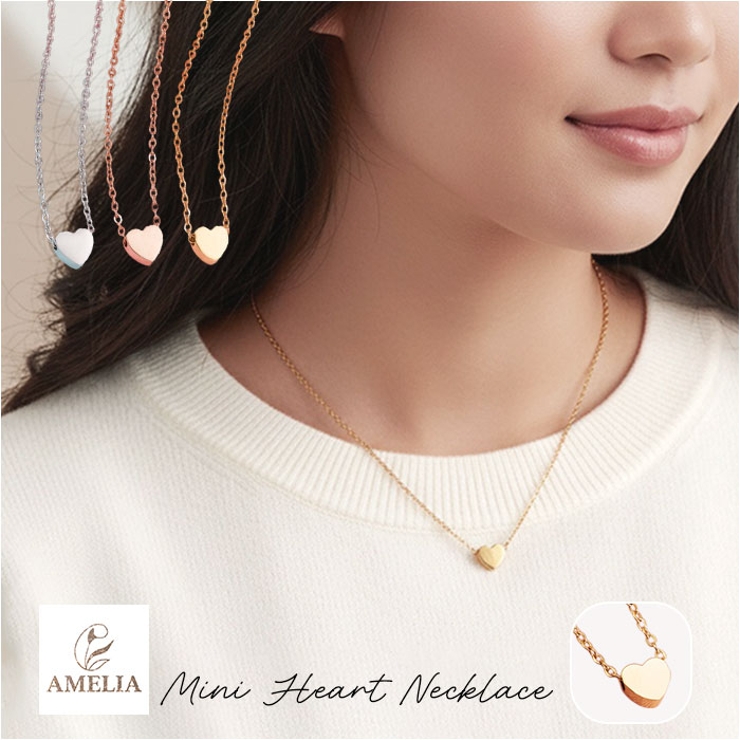 ミニハートネックレス | BACKYARD FAMILY | 詳細画像1 
