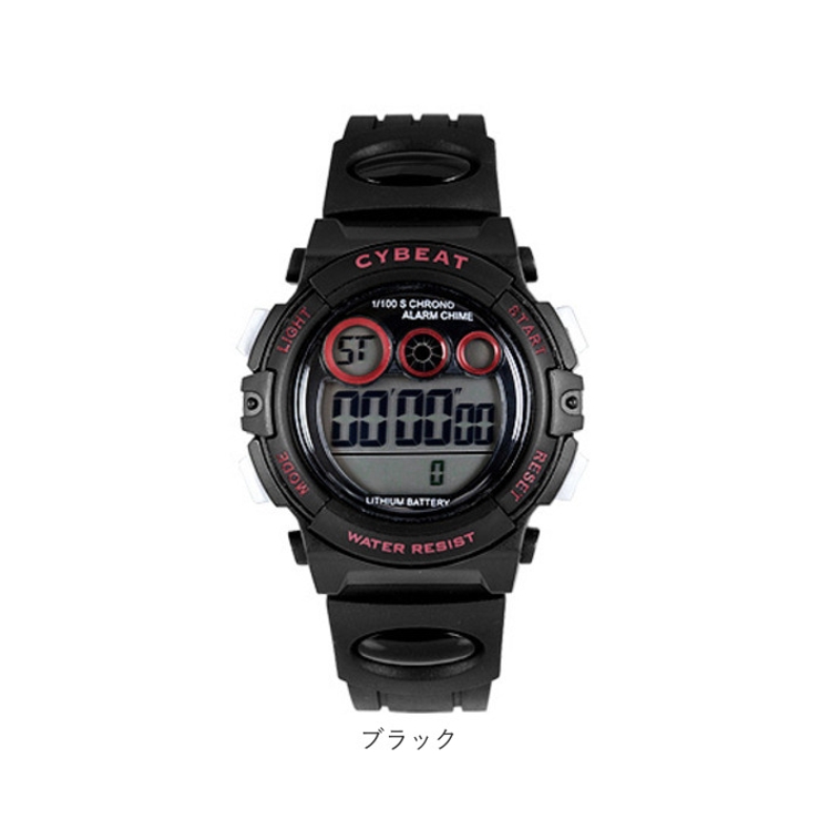 J-AXIS ジェイアクシス デジタルウォッチ 5気圧防水[品番