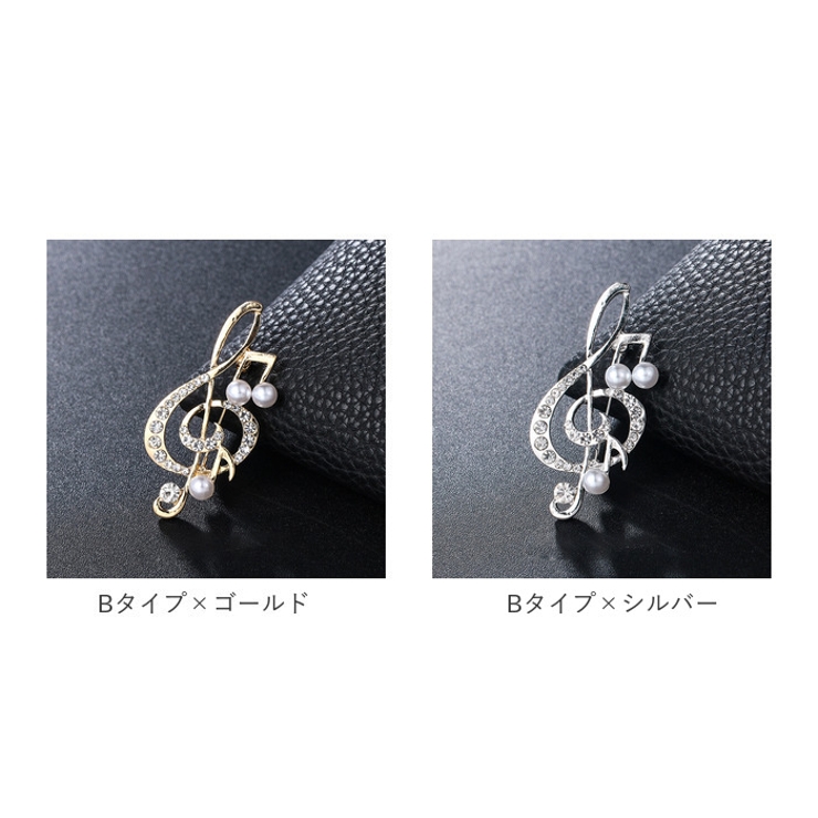 音符ブローチ pmyxd94[品番：BCYW0015635]｜BACKYARD FAMILY（バック
