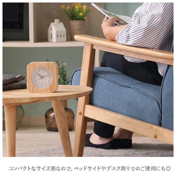 TABLE CLOCK 置時計 ウッド | BACKYARD FAMILY | 詳細画像5 