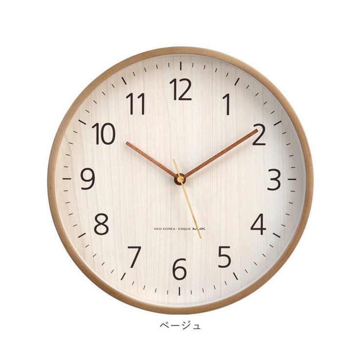 壁掛け時計 木製 pkmjk005[品番：BCYW0017613]｜BACKYARD FAMILY