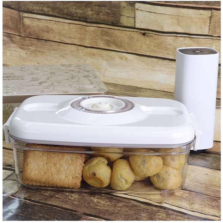 真空保存容器 保存容器 4L Cielob 自動真空キャニスター