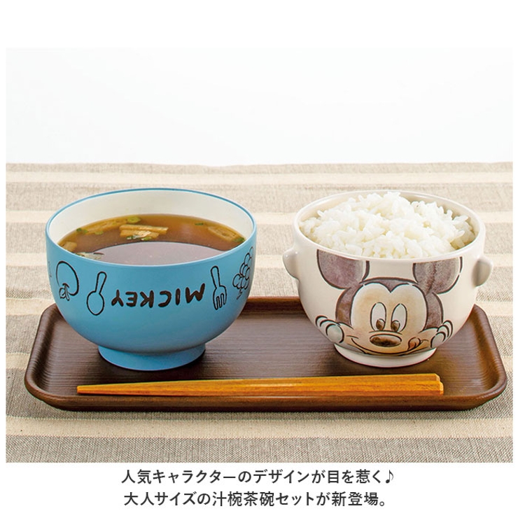 ディズニー リゾート お茶碗1個　お湯呑み 1個 セット ディズニー リゾート お茶碗1個お湯呑み 1個 セット