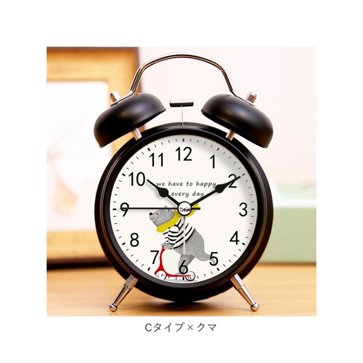 目覚まし時計 アナログ pmymclock17[品番：BCYW0020232]｜BACKYARD