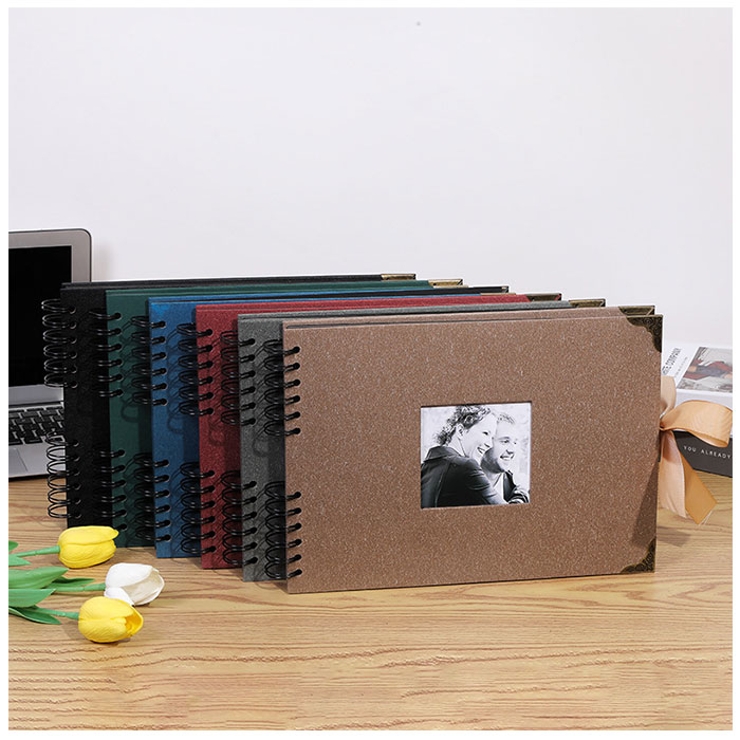 フォトアルバム スクラップブック式 リボン付き yalbum5030a[品番