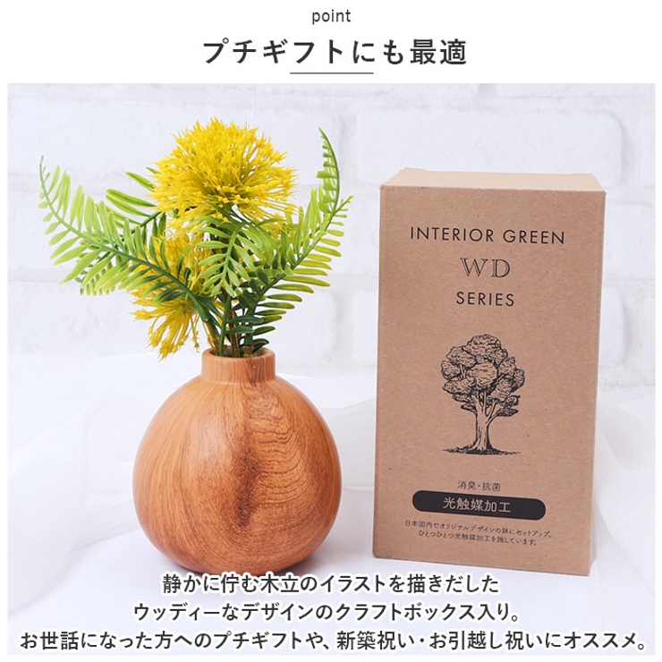 光触媒 インテリアグリーン WDポット ラウンド | BACKYARD FAMILY | 詳細画像9 