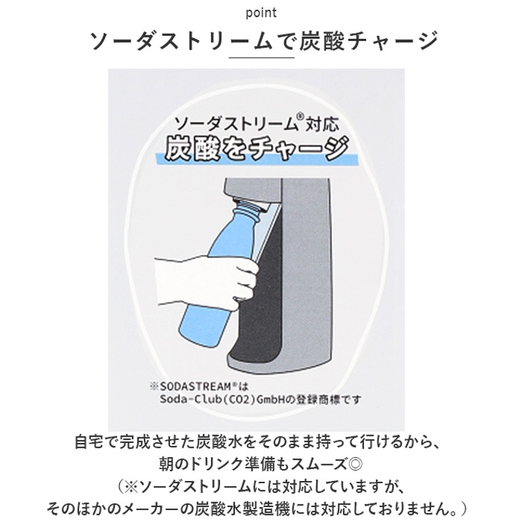 アウトドアプロダクツ 炭酸対応スポーツボトル 530ml | BACKYARD FAMILY | 詳細画像3 