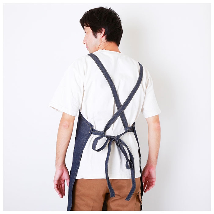 カジメイク Kajimeiku 1910 デニム胸付エプロン | BACKYARD FAMILY | 詳細画像9 