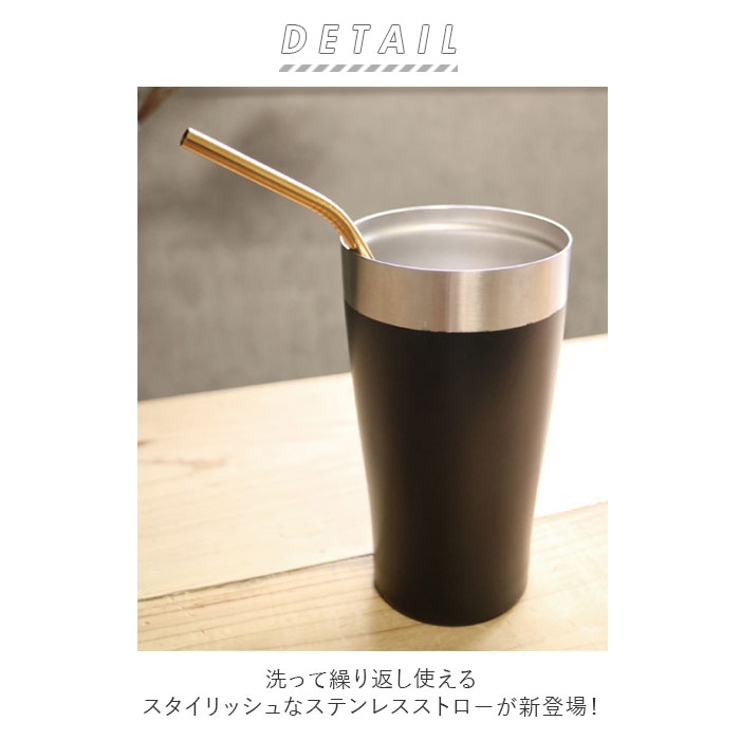 ROCCO ステンレス スチール ストロー 3pcs | BACKYARD FAMILY | 詳細画像2 