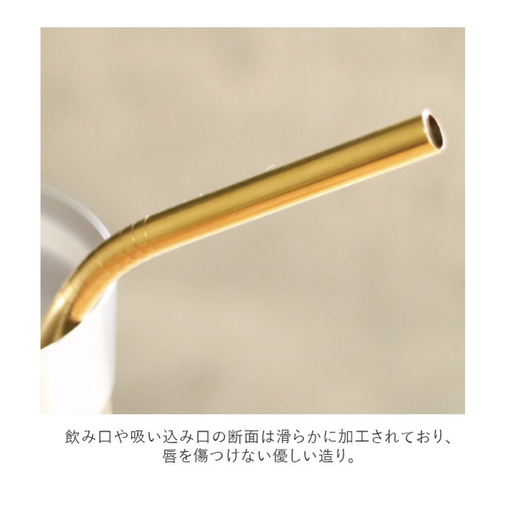 ROCCO ステンレス スチール ストロー 3pcs | BACKYARD FAMILY | 詳細画像5 