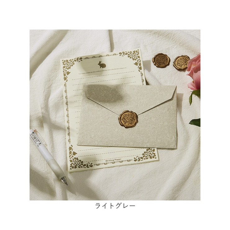 封筒 便箋 シール セット pmysgm002[品番：BCYW0027070