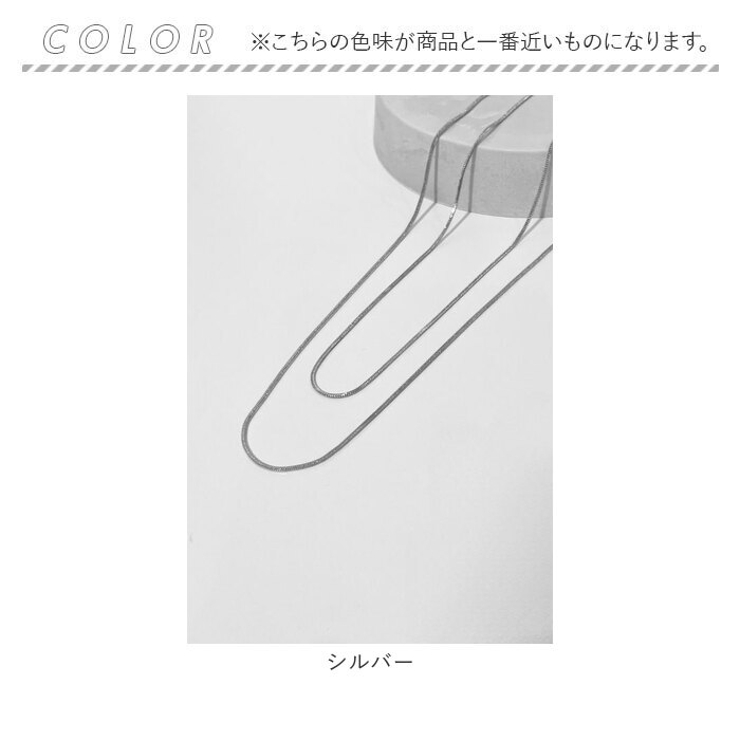 CONNY レイヤースネークチェーンネックレス | BACKYARD FAMILY | 詳細画像6 