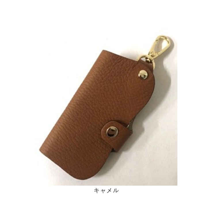 シュランケンカーフレザー スナップボタンキーケース[品番