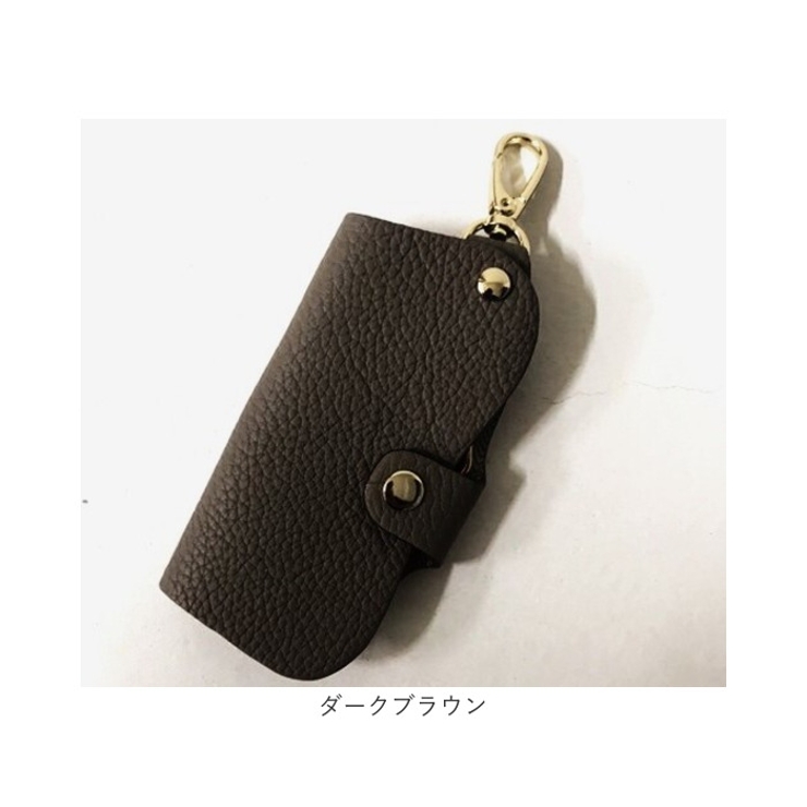 シュランケンカーフレザー スナップボタンキーケース[品番